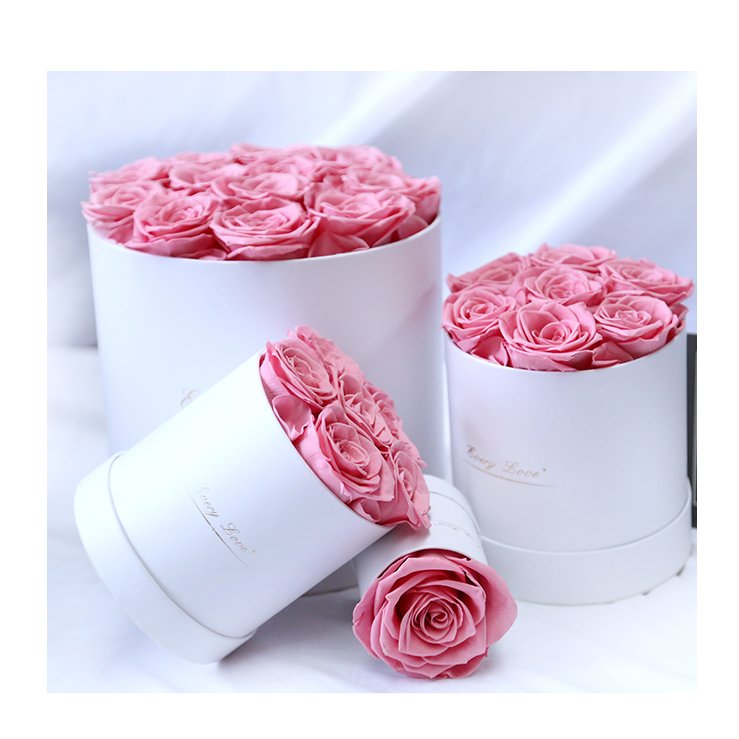 Hot new products 2023 Valentine's Day assorted preserved flowers rose gift box new product ideas 2023 flowers bx
