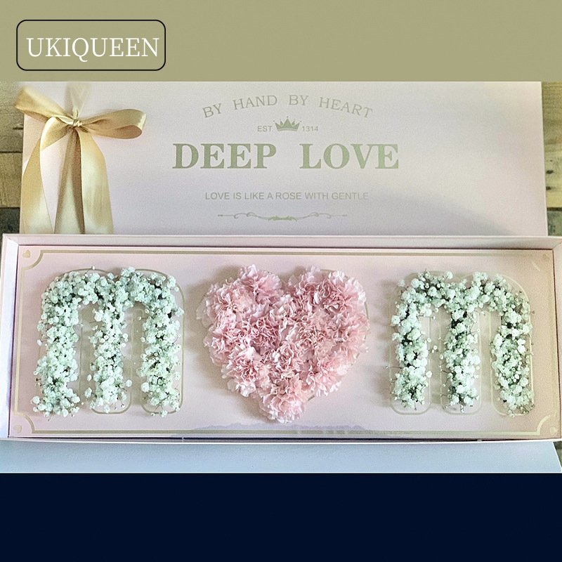 UKIQUEEN Wholesale Preserved Flower Valentines Day Preserved Roses Gifts Present Box Gift Mom Gift Box Mother's Day