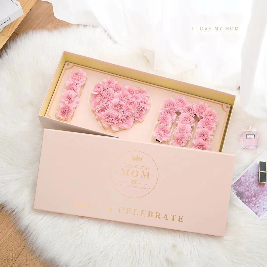 UKIQUEEN Wholesale Preserved Flower Valentines Day Preserved Roses Gifts Present Box Gift Mom Gift Box Mother's Day