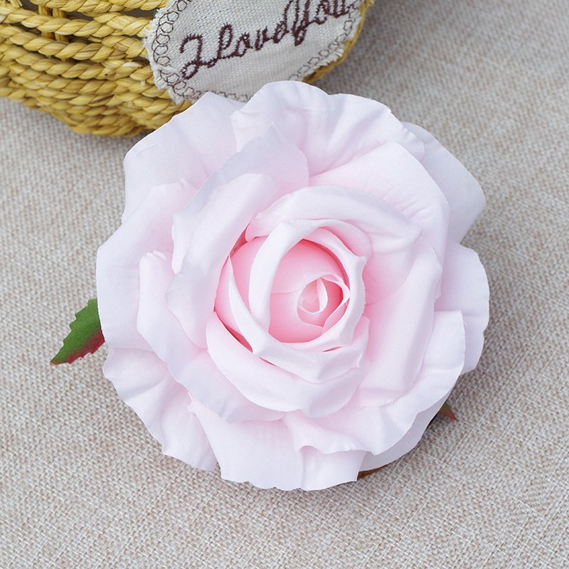 AF3502 New Colorful Silk Large Artificial Flower Heads Piece Wholesale Artificial Flower Rose Flower For Wedding Decoration