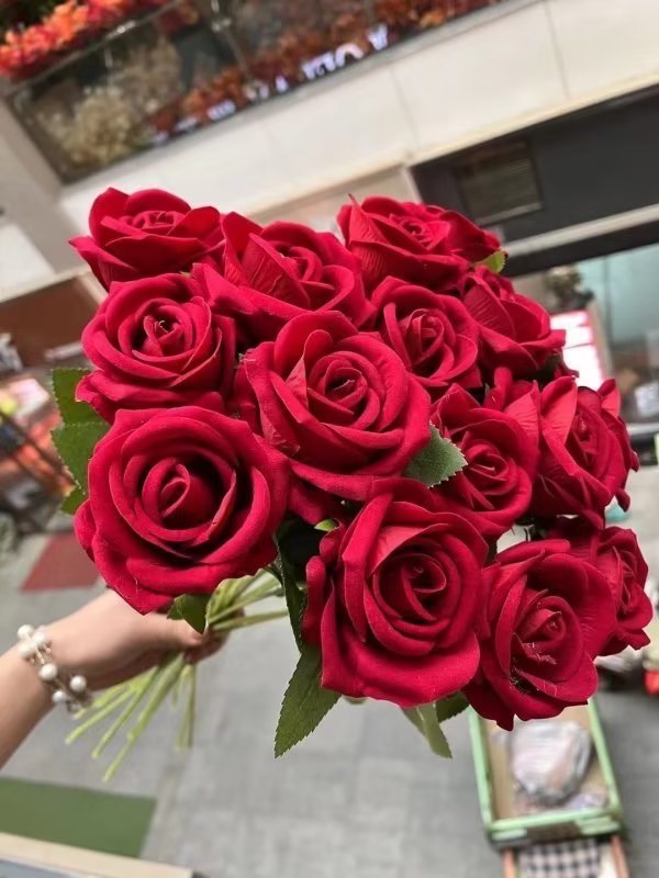 35 years artificial flower factory bulk wholesale valentines day gift big size preserved single artificial rose