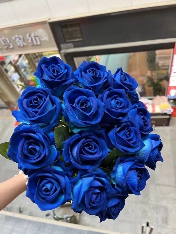35 years artificial flower factory bulk wholesale valentines day gift big size preserved single artificial rose