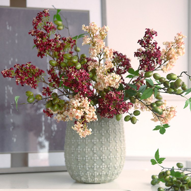 AF15956 Castle Factory Various China Cheap Wholesale Artificial Lilac Flowers For Wedding Centerpiece Flower Decoration