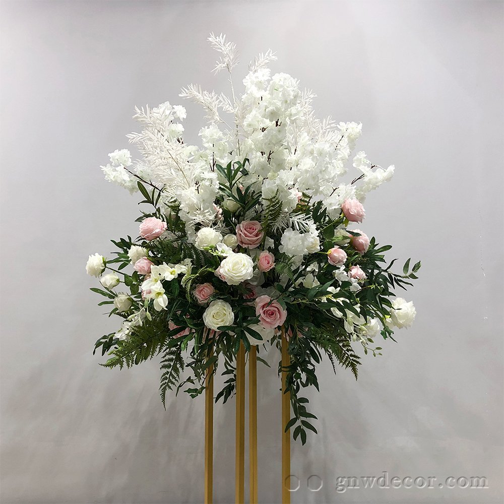 GNW Wisteria Flower Greenery Artificial Garland Decoration Aisle Flowers Stand Bouquet Centerpiece