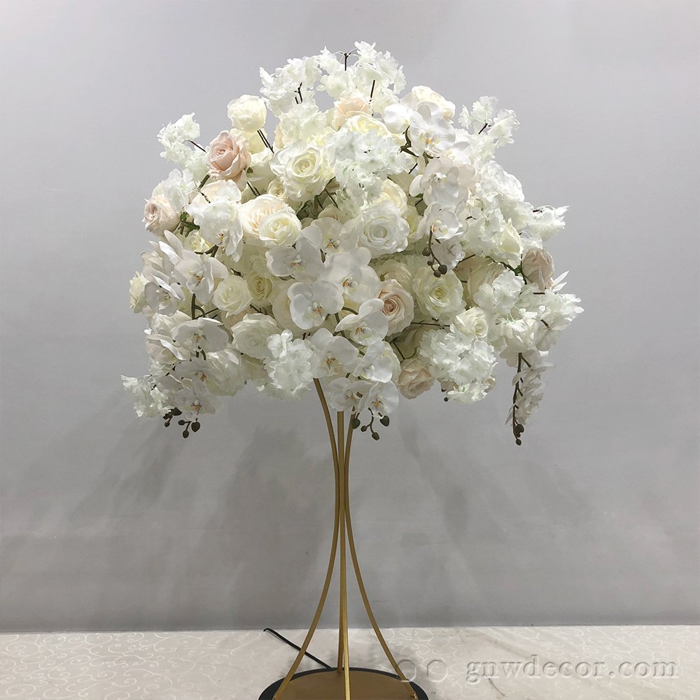 GNW Wisteria Flower Greenery Artificial Garland Decoration Aisle Flowers Stand Bouquet Centerpiece
