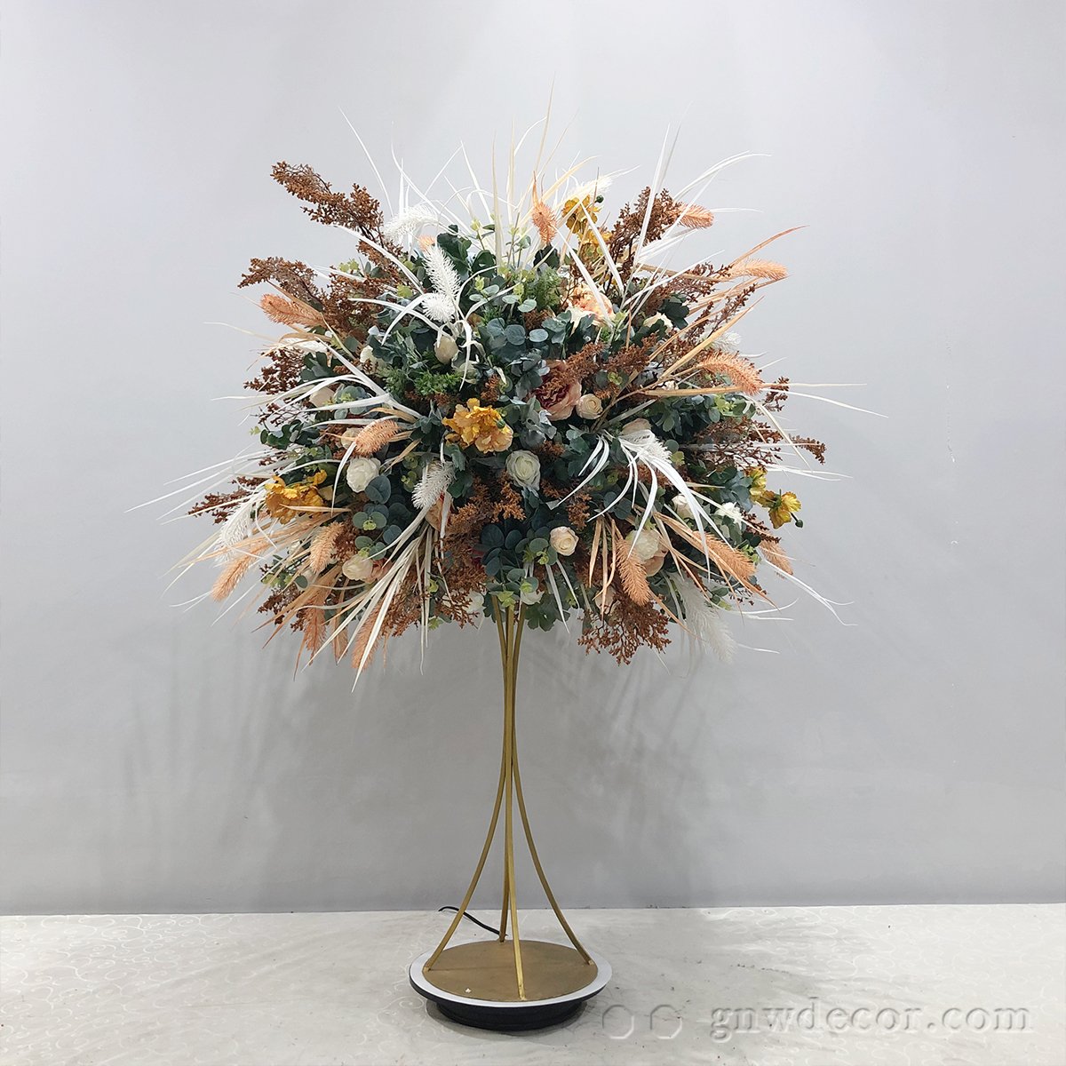 GNW Wisteria Flower Greenery Artificial Garland Decoration Aisle Flowers Stand Bouquet Centerpiece