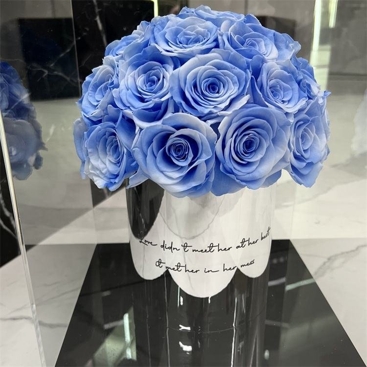 Wholesale Multi-color Gift Box Real Natural Long Life Lasting Everlasting Immortal Forever Eternal Preserved Roses Flowers
