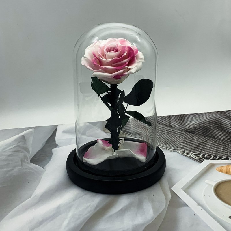 2024 Gifts Preserved Flowers Forever Rose Eternal Flowers And Plants Preserved Roses In Glass Dome rose preserved flower