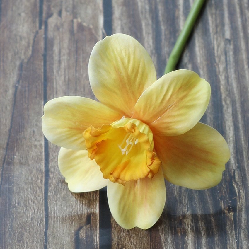 High Quality 15" Real Touch Narcissus Flower Artificial Daffodil Flowers For Home Wedding Party Hotel Decoration