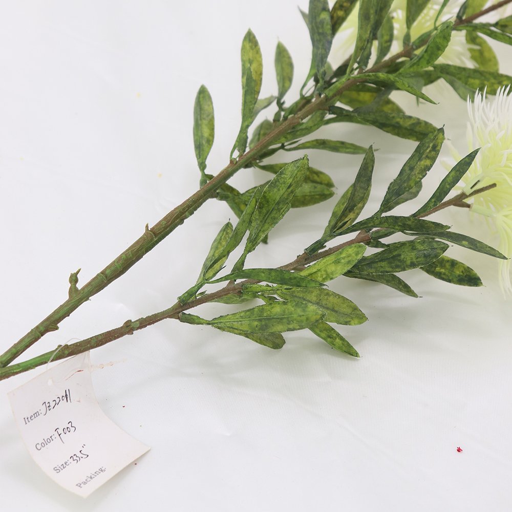Direct Deal 98cm Single Branch Artificial Cuiyun Grass Flowers Wedding Decoration Preserved Plants Needle Cushion Two Flower