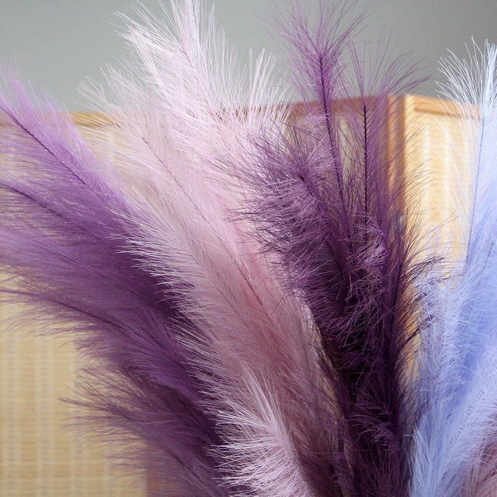 Transworld New Design 110cm Luxury Phragmites Communis Dried Flowers Decorative Supplies Artificial Flower Pampas Grass