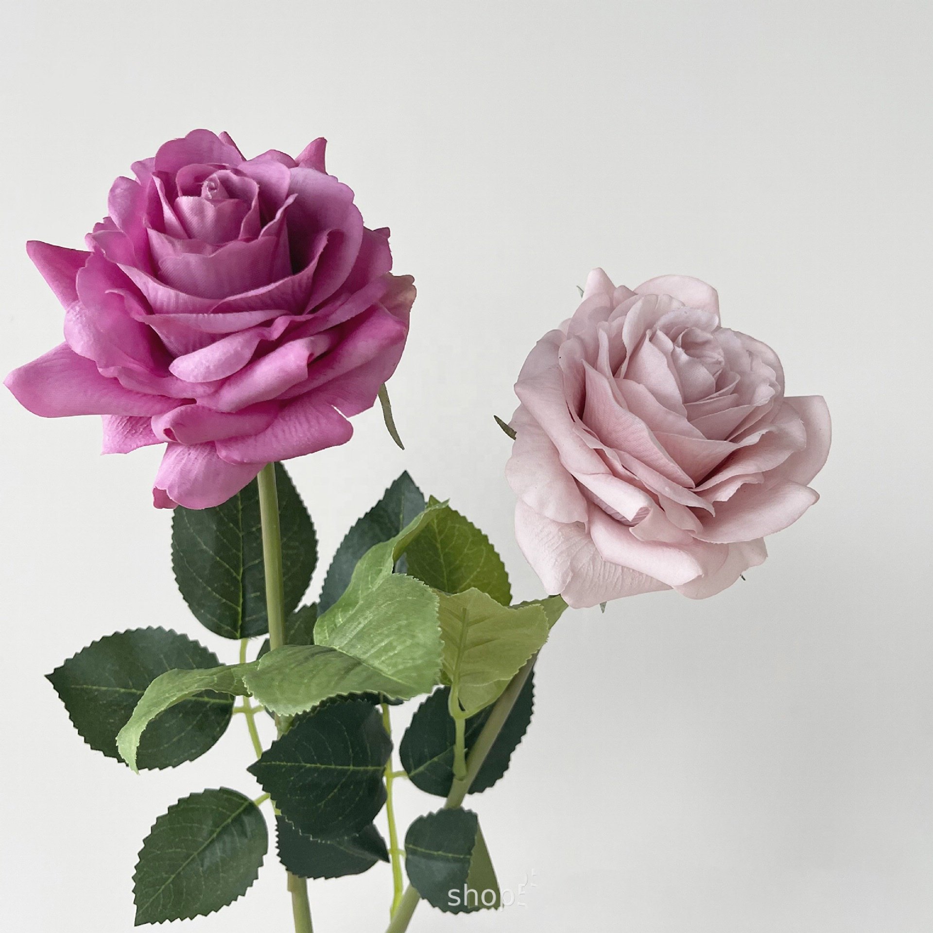 O-X742 Wholesale Single Stem Real Touch Roses Wedding Decorative High Quality Moisturize White Real Touch Artificial Roses