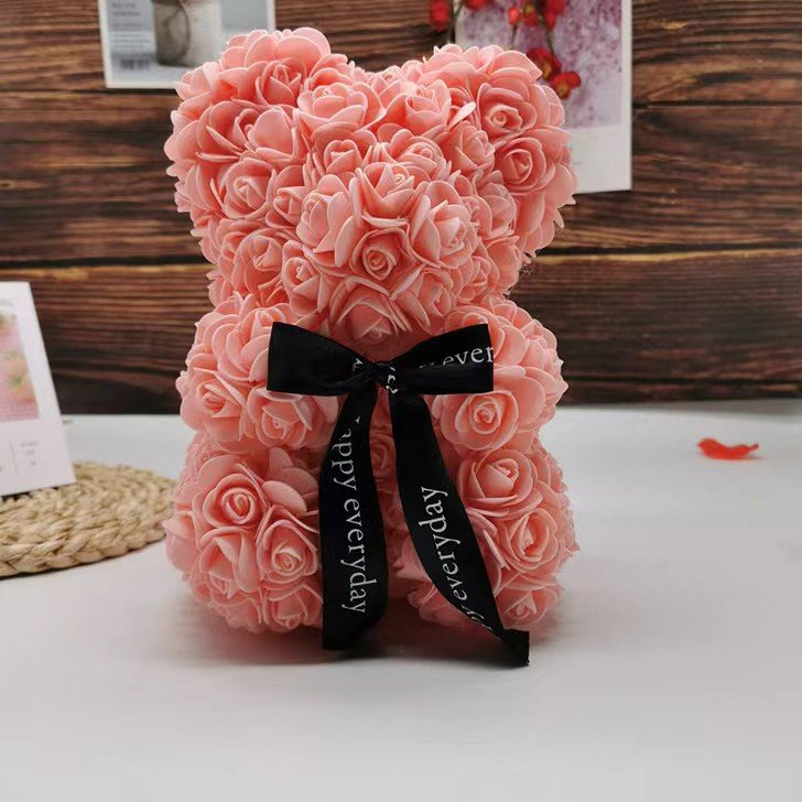 BLH New Product Ideas 2023 Gift Valentines' Day Rose Bear Gift Bear Roses Foam Best gift for Valentine's day