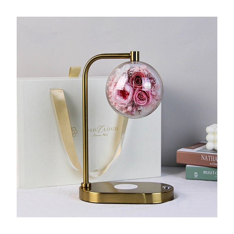 Wholesale Customization Glow Night Light Legrand Night Light DIY Gift Preserved Flower Night Light Home Deco