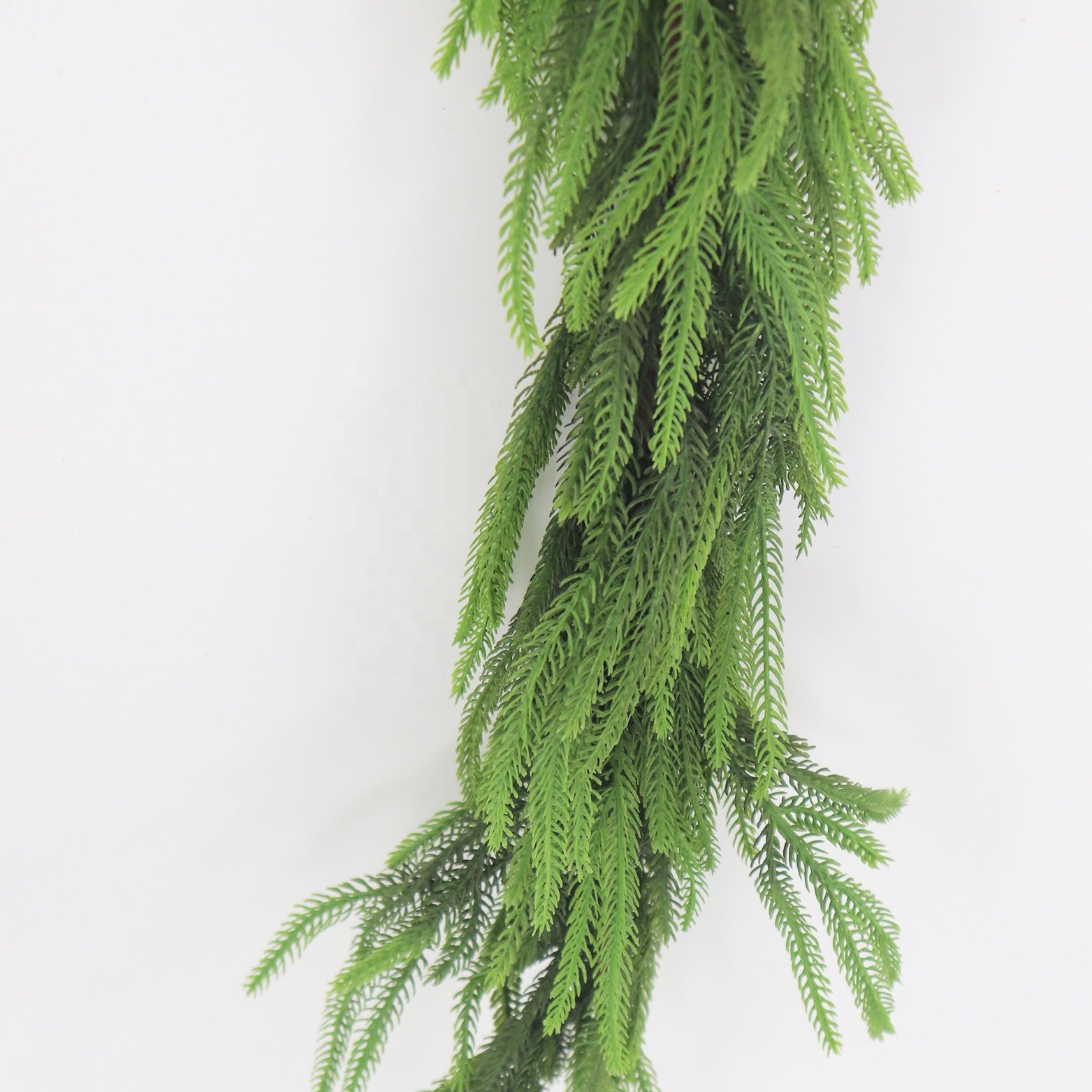2024 Norfolk Pine Garland 152cm Soft Touch Indoor Decorative Plants Wreaths Flowers Arch Preserved Leaves New Indoor Decoration