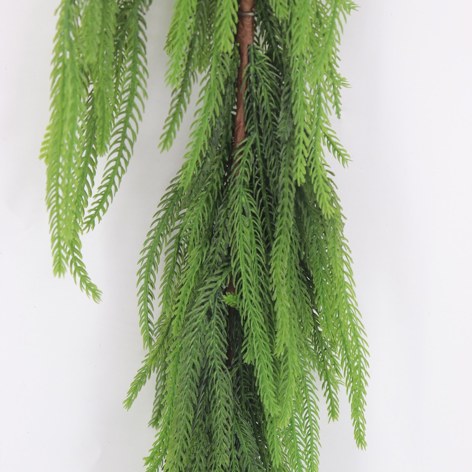 2024 Norfolk Pine Garland 152cm Soft Touch Indoor Decorative Plants Wreaths Flowers Arch Preserved Leaves New Indoor Decoration
