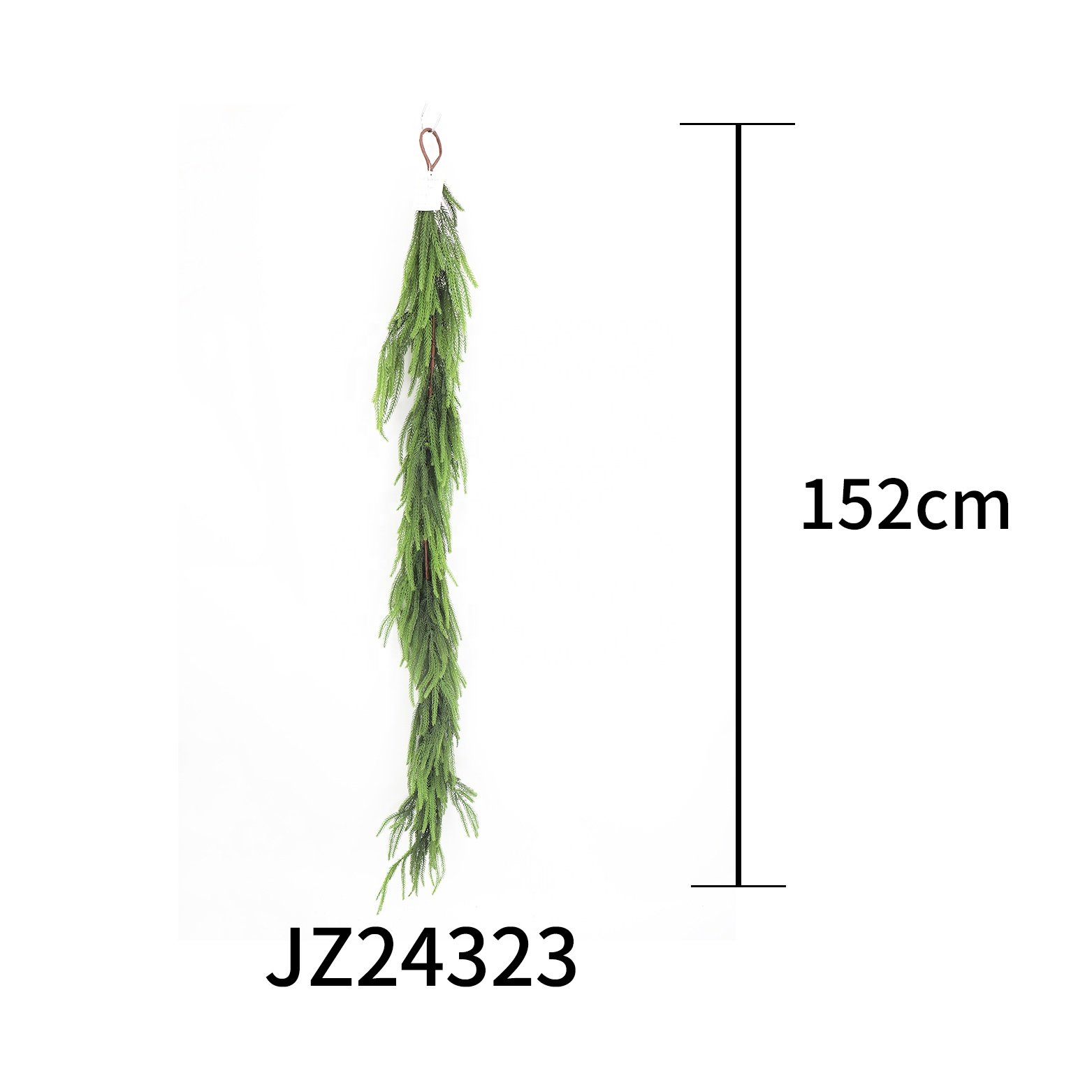 2024 Norfolk Pine Garland 152cm Soft Touch Indoor Decorative Plants Wreaths Flowers Arch Preserved Leaves New Indoor Decoration