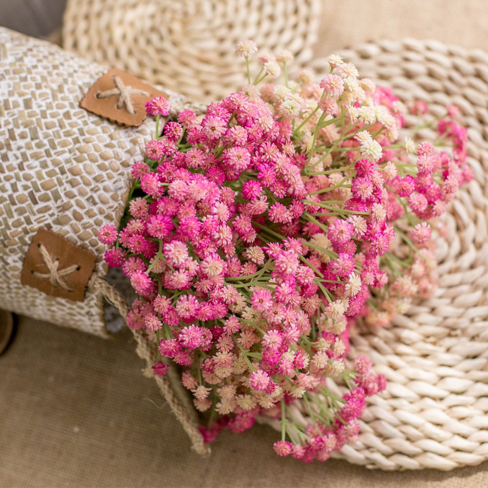 D-BB002 good quality real touch Baby Breath Flowers Artificial white Baby's Breath Flowers Gypsophila For Wedding Decoration