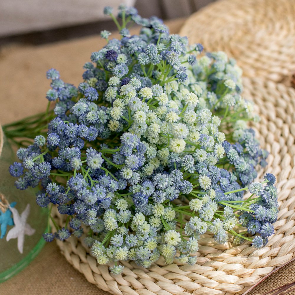 D-BB002 good quality real touch Baby Breath Flowers Artificial white Baby's Breath Flowers Gypsophila For Wedding Decoration