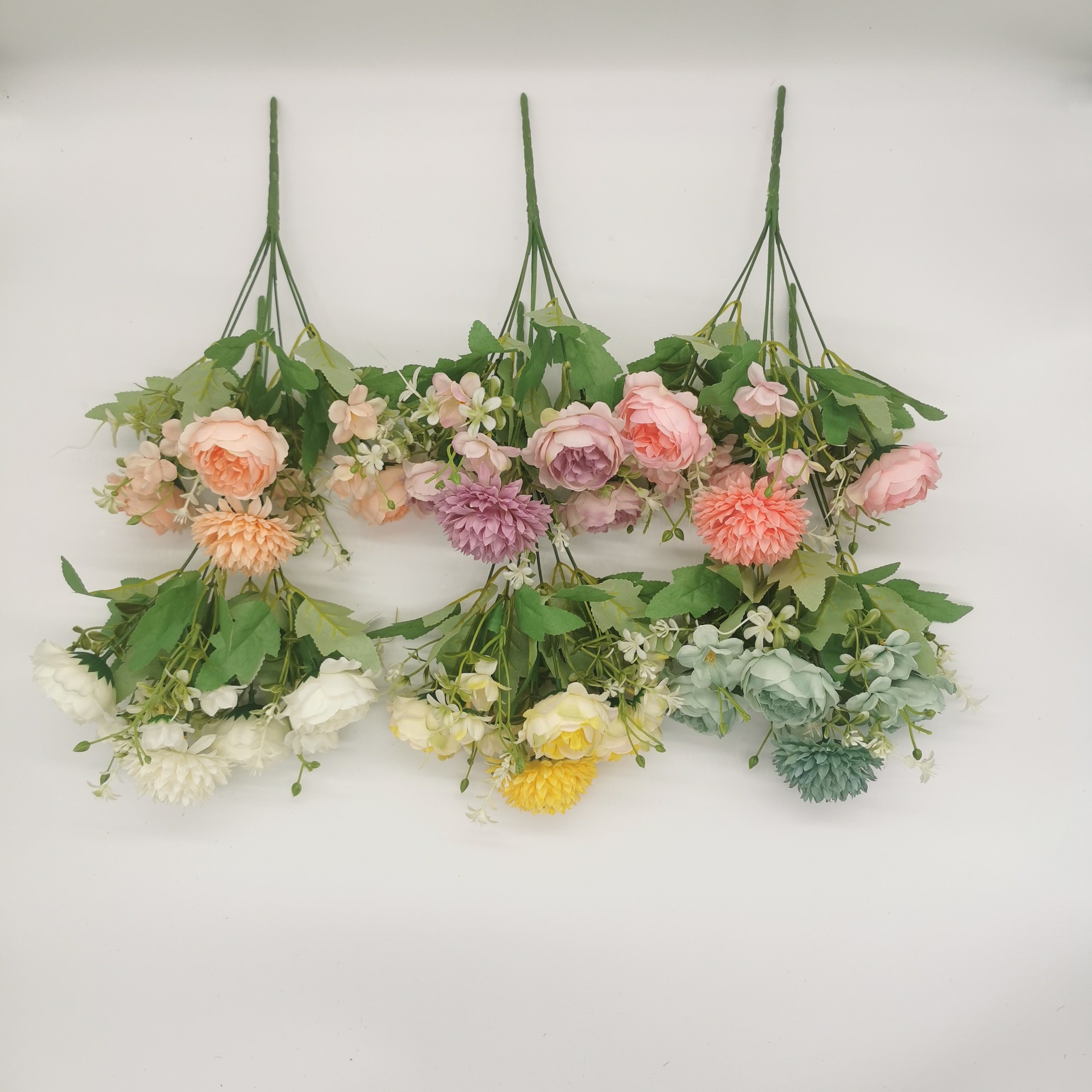 QIDA JS031 artificial flowers potted wisteria hanging flowers for Home Wedding Decorative Flowers Hot Sale 23248