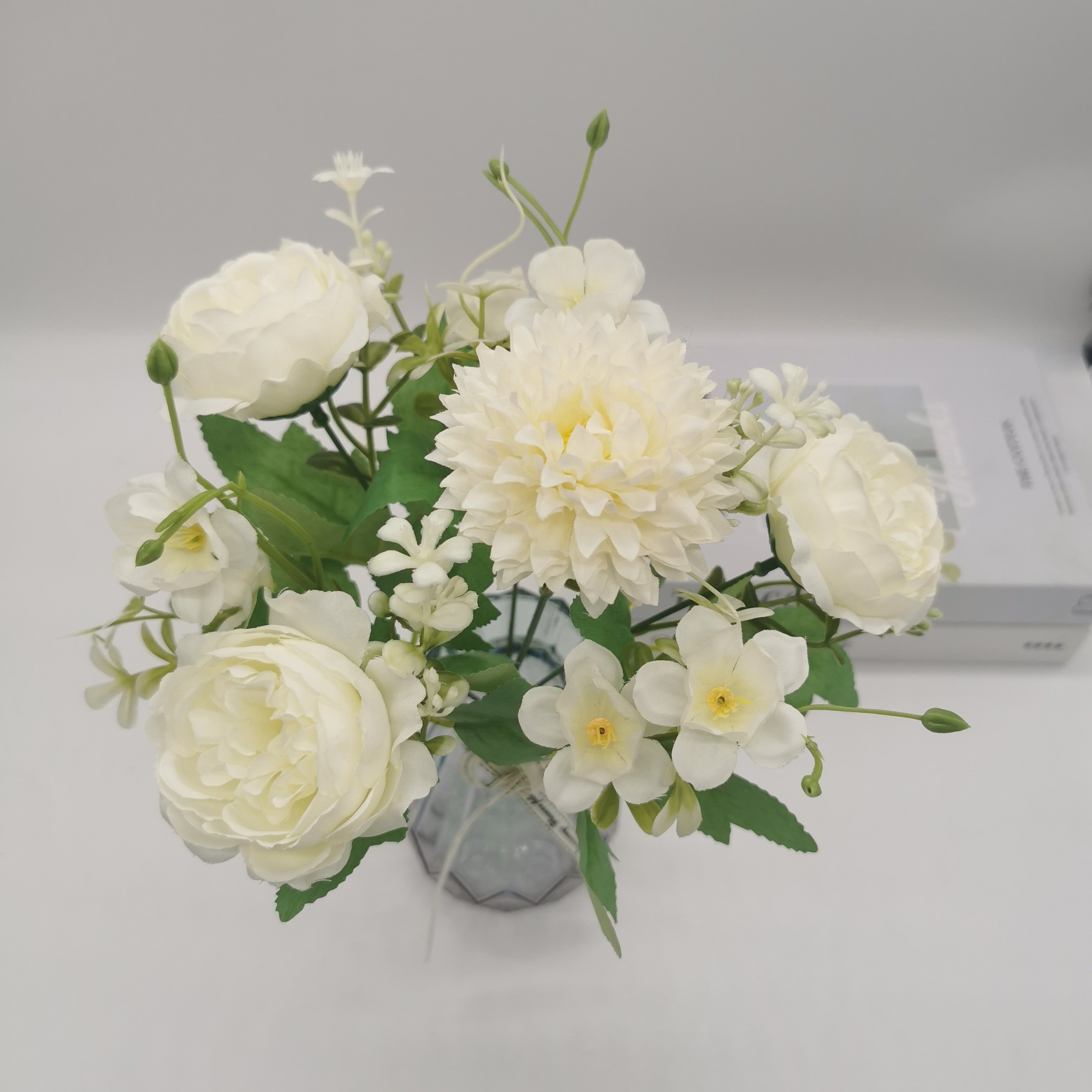 QIDA JS031 artificial flowers potted wisteria hanging flowers for Home Wedding Decorative Flowers Hot Sale 23248