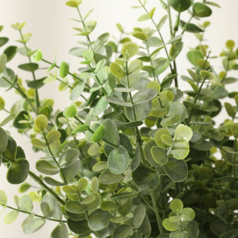 Simulated Eucalyptus Money Leaf Home Wedding Decoration Artificial Flower Green Plant Single Branch Eucalyptus Leaf Plant