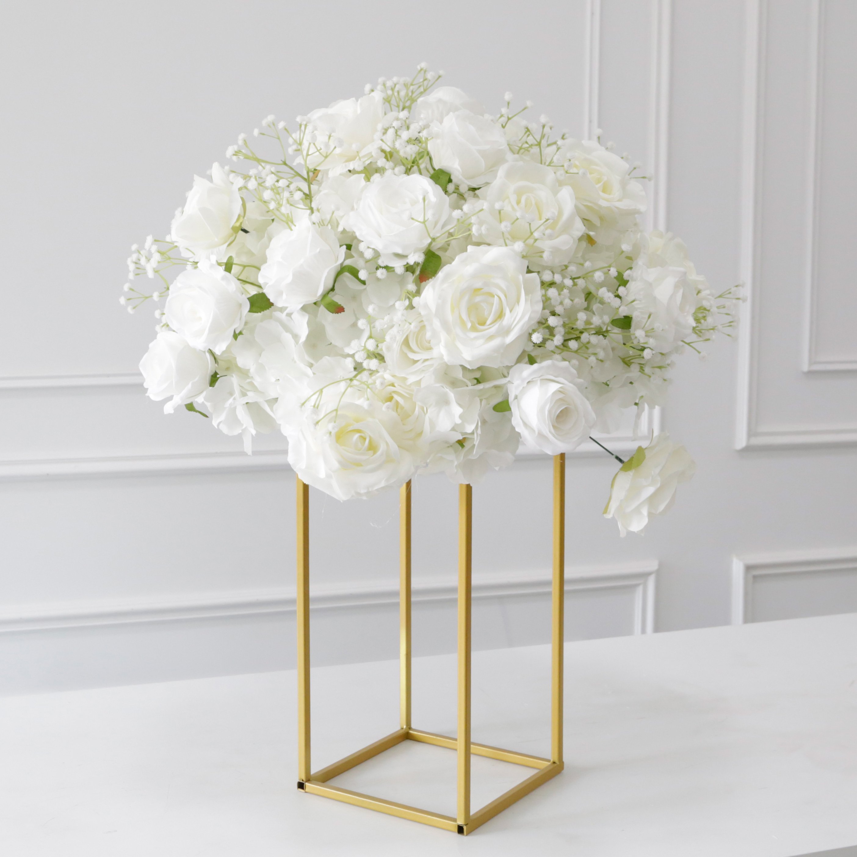 WG230083 Wedding And Party Flower Ball Centerpiece Arrangement Bouquet For Wedding Decoration Floral Silk Rose Flower Balls
