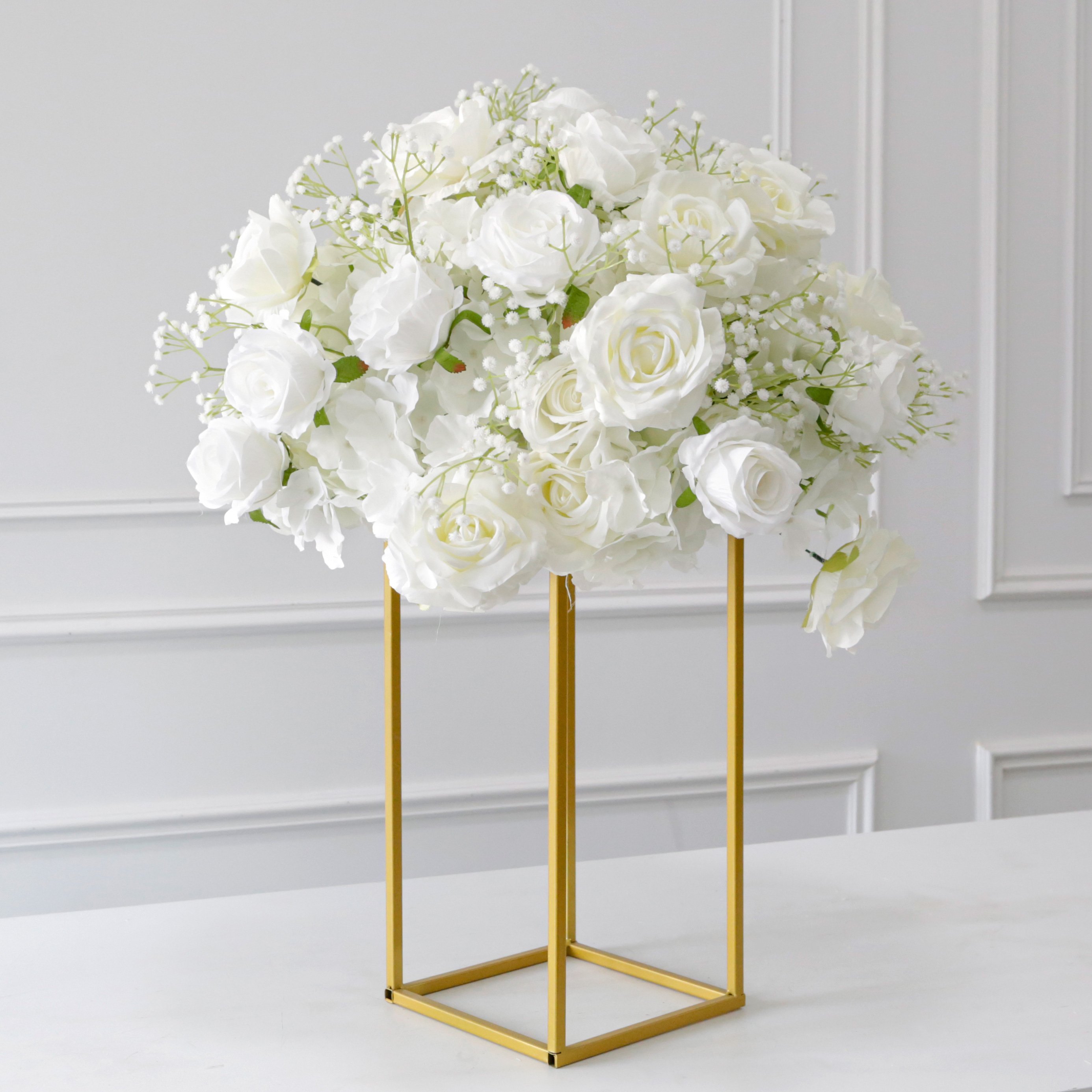 WG230083 Wedding And Party Flower Ball Centerpiece Arrangement Bouquet For Wedding Decoration Floral Silk Rose Flower Balls