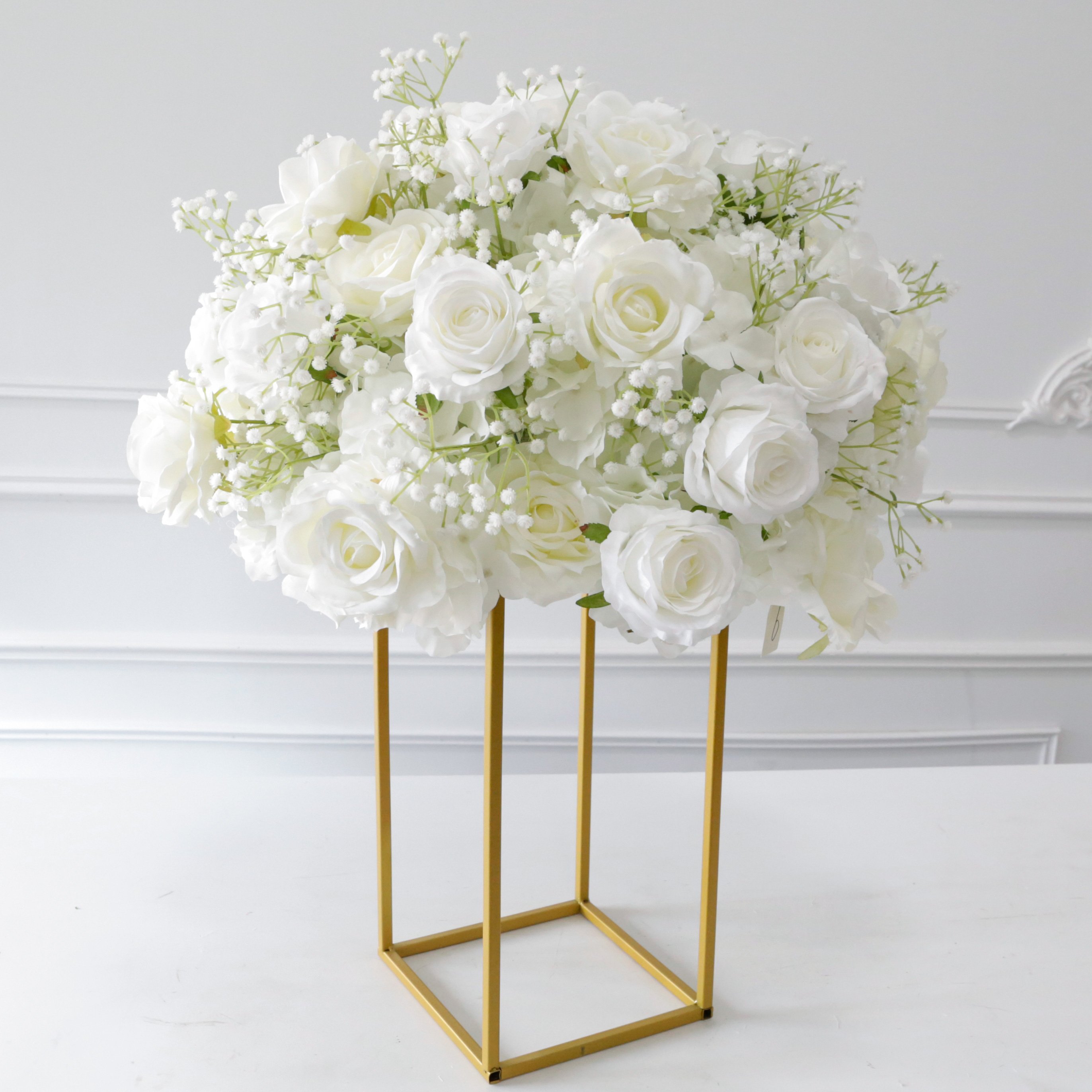 WG230083 Wedding And Party Flower Ball Centerpiece Arrangement Bouquet For Wedding Decoration Floral Silk Rose Flower Balls