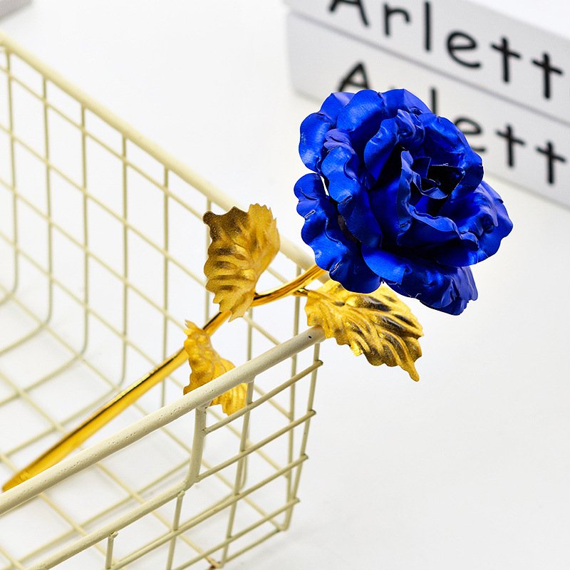 24K gold foil rose wedding creative gift Valentine's Day gift