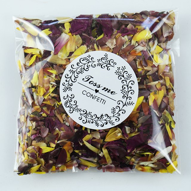 Natural Dry Petal Red Rose Confetti White Dried Rose Flower Petals Preserved for Bath Wedding & Christmas Decor