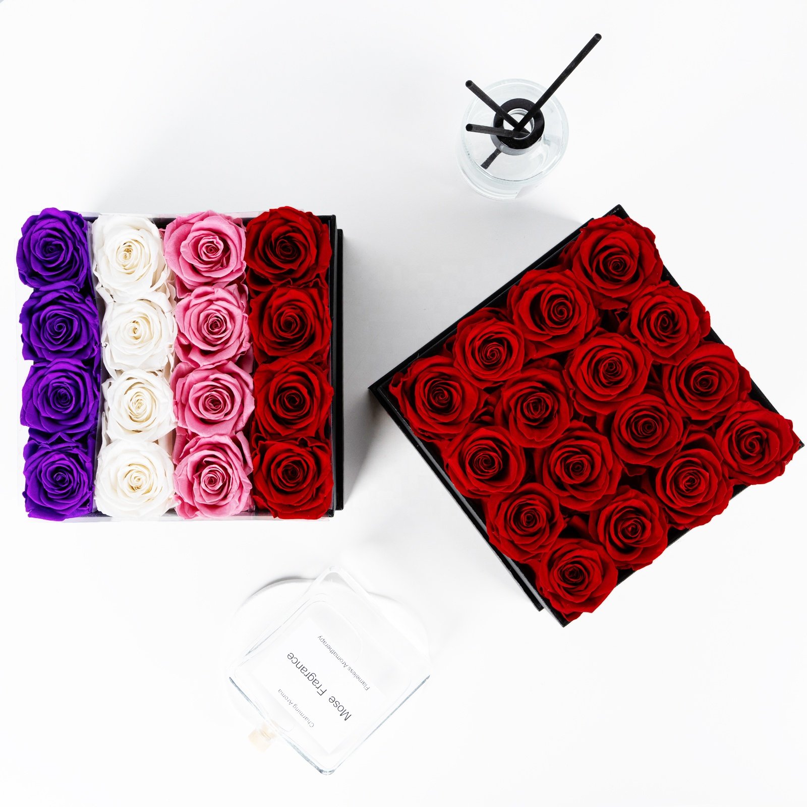 MCFloral China Manufacturers Preserved Flowers New Model OEM ODM Gift Forever Infinity Rose Flower Eternal Rose Wholesale