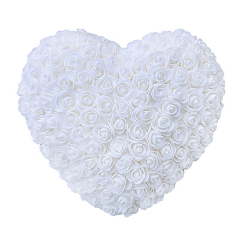 BLH Happy Mothers Day Hot Sale Forever Roses Heart Artificial 30 cm Foam Rose Heart For Valentines Day Wedding Gift Best gift for Valentine's day