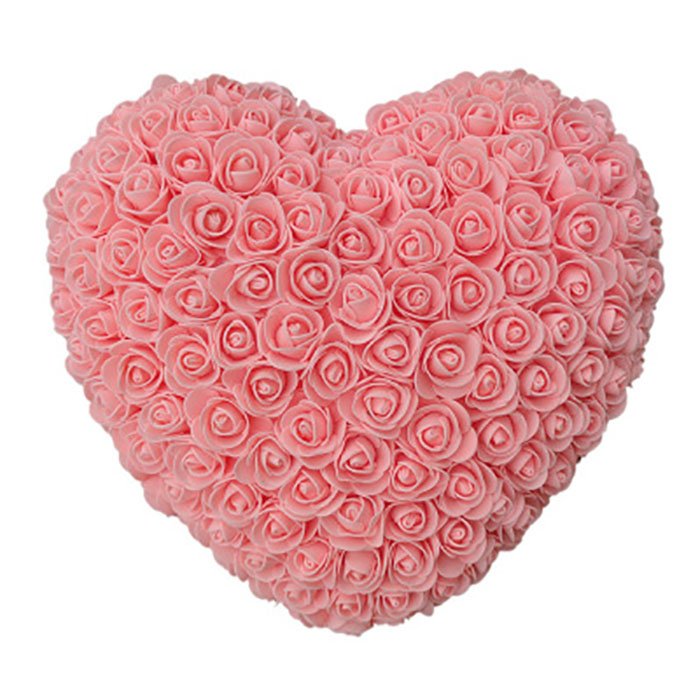 BLH Happy Mothers Day Hot Sale Forever Roses Heart Artificial 30 cm Foam Rose Heart For Valentines Day Wedding Gift Best gift for Valentine's day