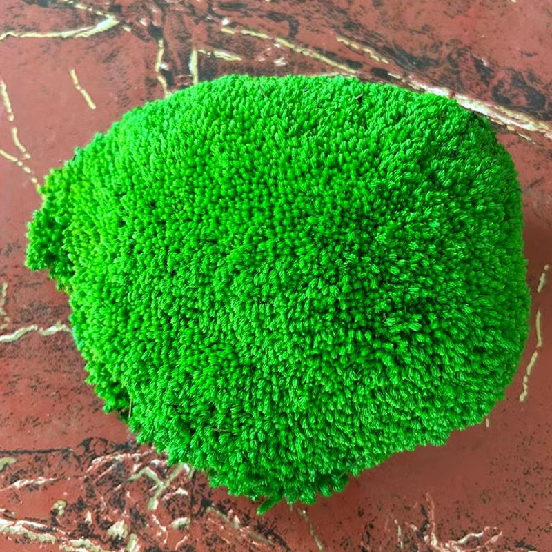 Last five years high quality natural colorful moss stabilized preserved pole bun pillow moss wall decor moss decorations