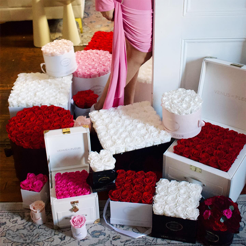 Valentines Gifts Eternal Long Lasting Roses Eternelle Flower Real Natural Preserved Roses Flowers And Plants Rose In Box