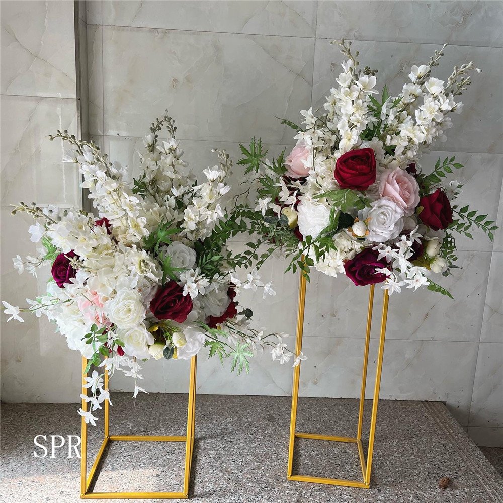 SPR Wisteria Flower Runner Wedding Decoration Planner Artificial Garland Decoration Ball Flowers Stand Bouquet Centerpiece Ball