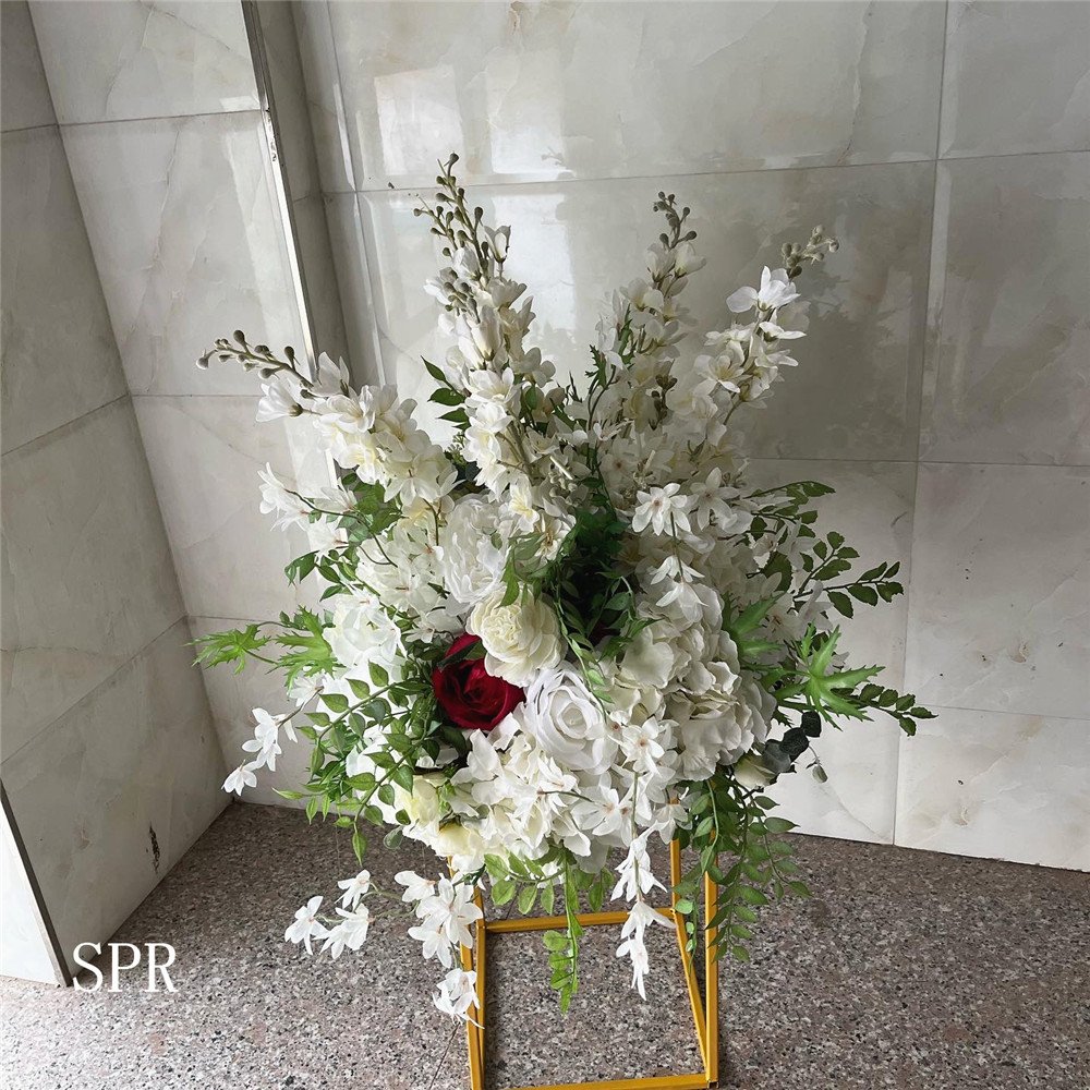 SPR Wisteria Flower Runner Wedding Decoration Planner Artificial Garland Decoration Ball Flowers Stand Bouquet Centerpiece Ball