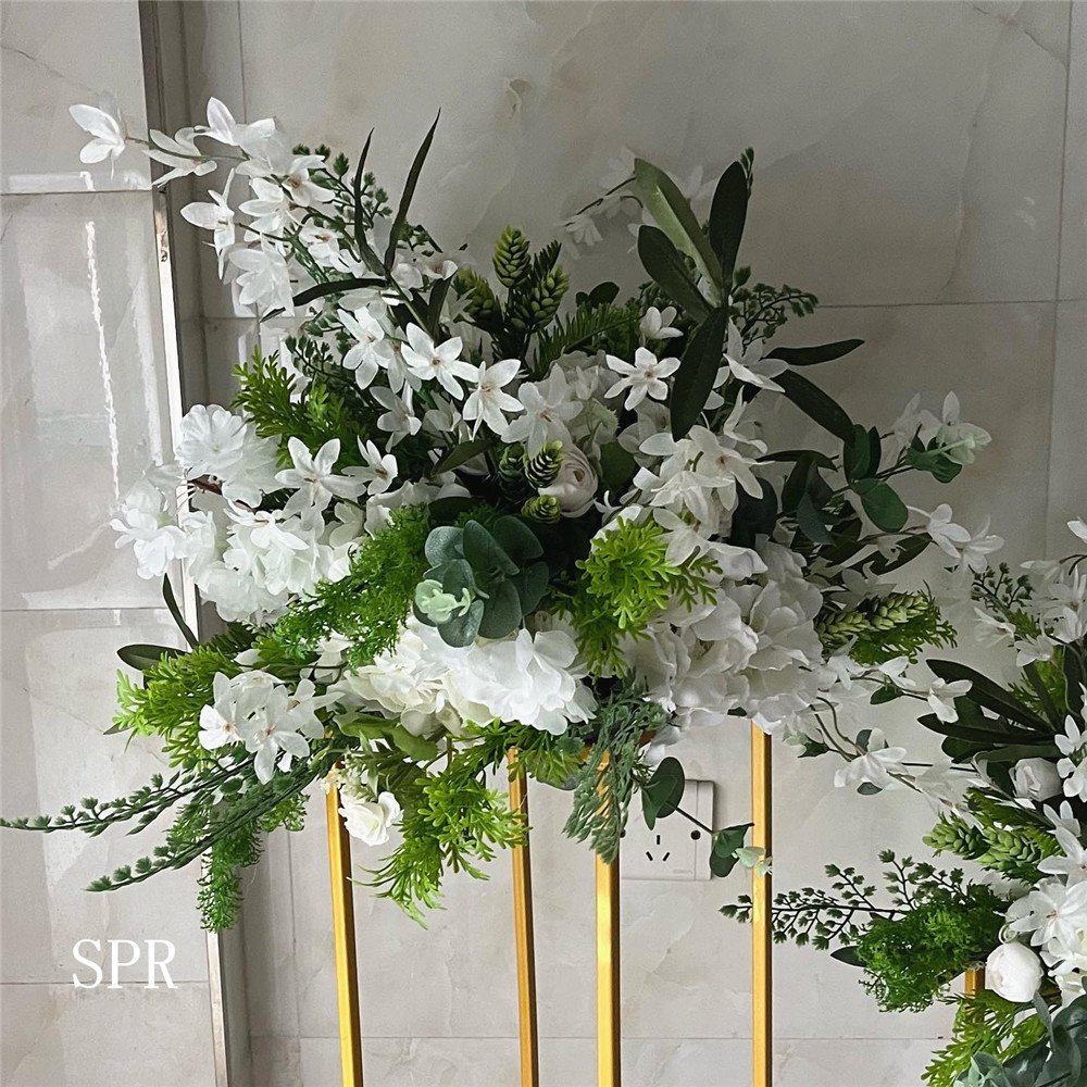 SPR Wisteria Flower Runner Wedding Decoration Planner Artificial Garland Decoration Ball Flowers Stand Bouquet Centerpiece Ball