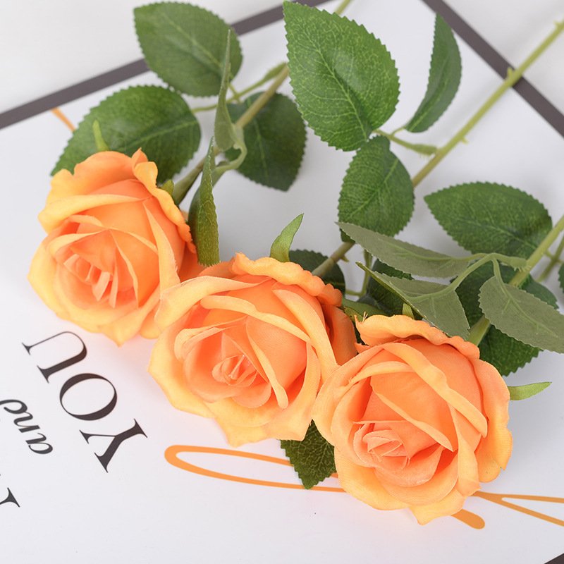 Faux Decorative Preserved Flower Arrangement Valentine's Day Artificial Rose Flowers Realistic Eternal Roses