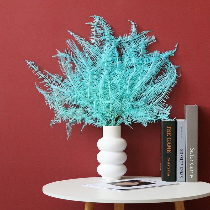 China Yunnan flower factory make high quality preserved flowers and plants eternal Tropical ferns leaf 10pcs bouquet