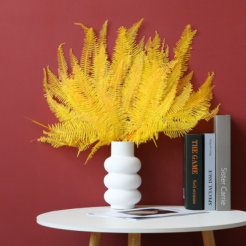 China Yunnan flower factory make high quality preserved flowers and plants eternal Tropical ferns leaf 10pcs bouquet
