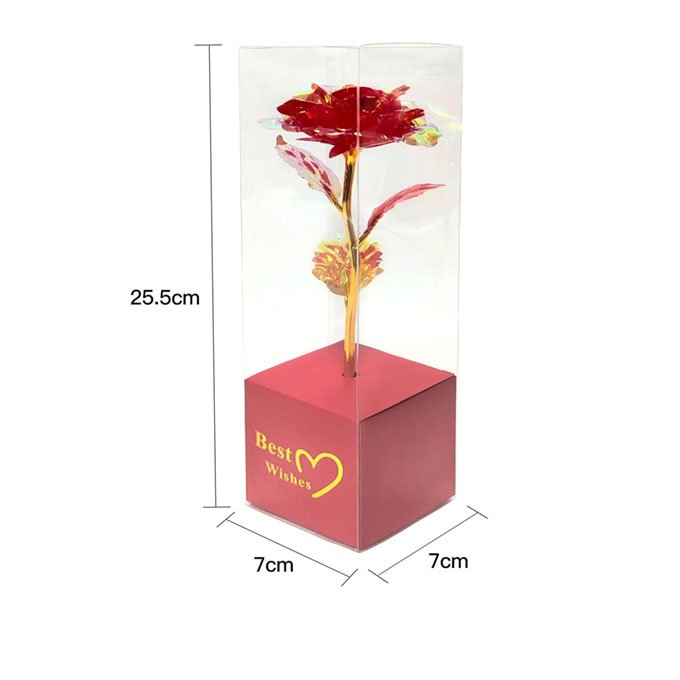 24k Gold Rose Flower,Fresh Rose Dipped In 24 Karat Gold,Natural Shape Rose Flower Gift For Her On Wedding Anniversary