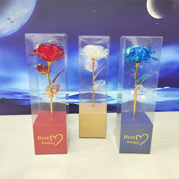 24k Gold Rose Flower,Fresh Rose Dipped In 24 Karat Gold,Natural Shape Rose Flower Gift For Her On Wedding Anniversary