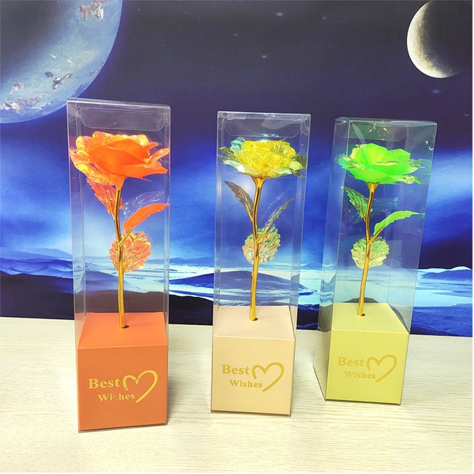 24k Gold Rose Flower,Fresh Rose Dipped In 24 Karat Gold,Natural Shape Rose Flower Gift For Her On Wedding Anniversary