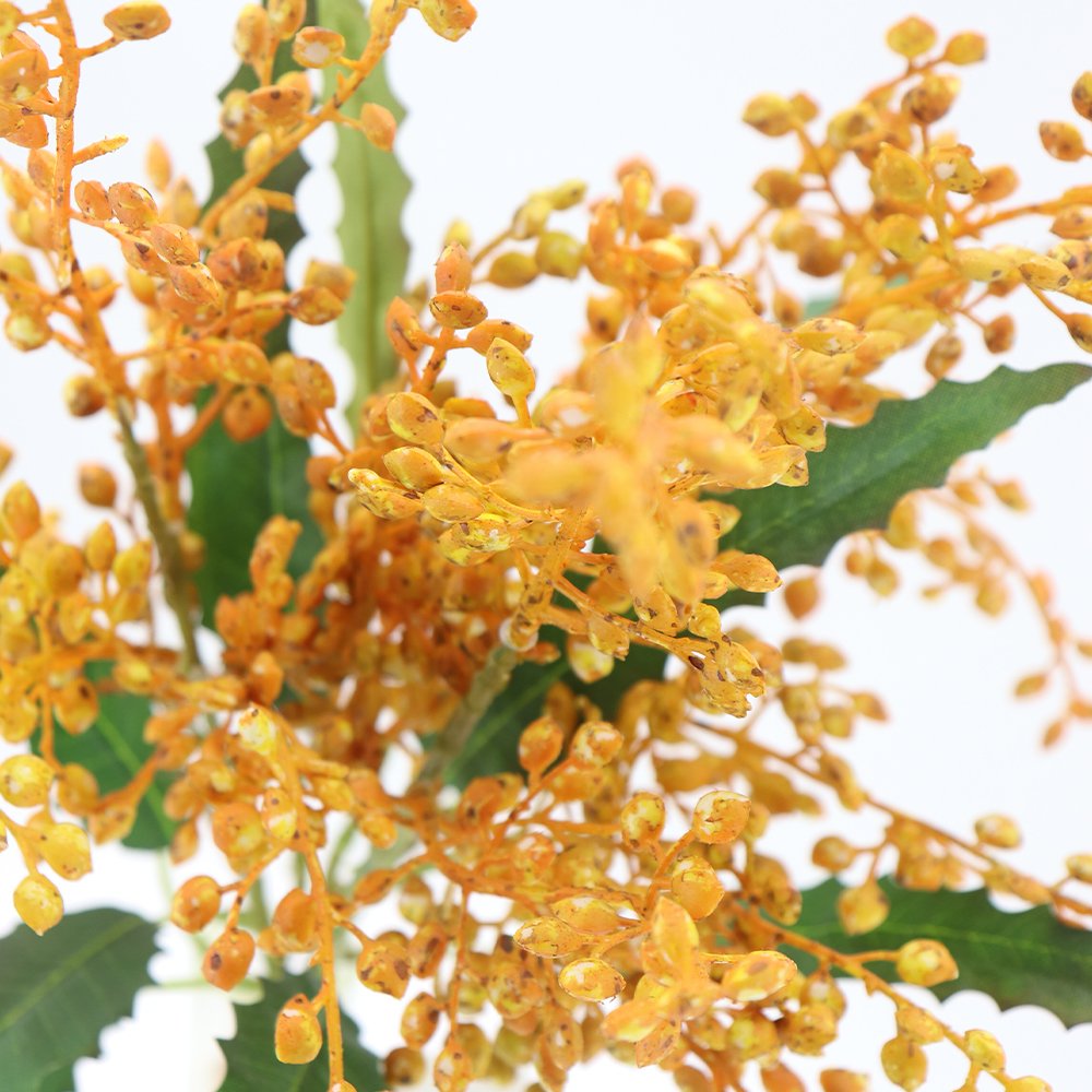 High Quality 45cm 3 pieces of lacquer tree fruit bundles artificial flowers decorative flowers, wreaths and plants