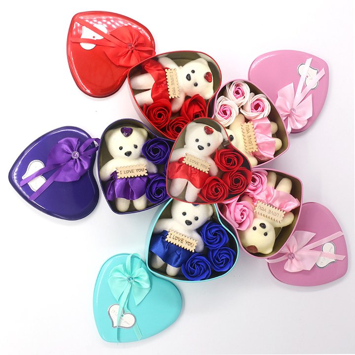 Factory Wholesale Cheap Artificial Wedding Decorative Flowers Hot Sale Soap Flower Rose Festival Party Graduation Season