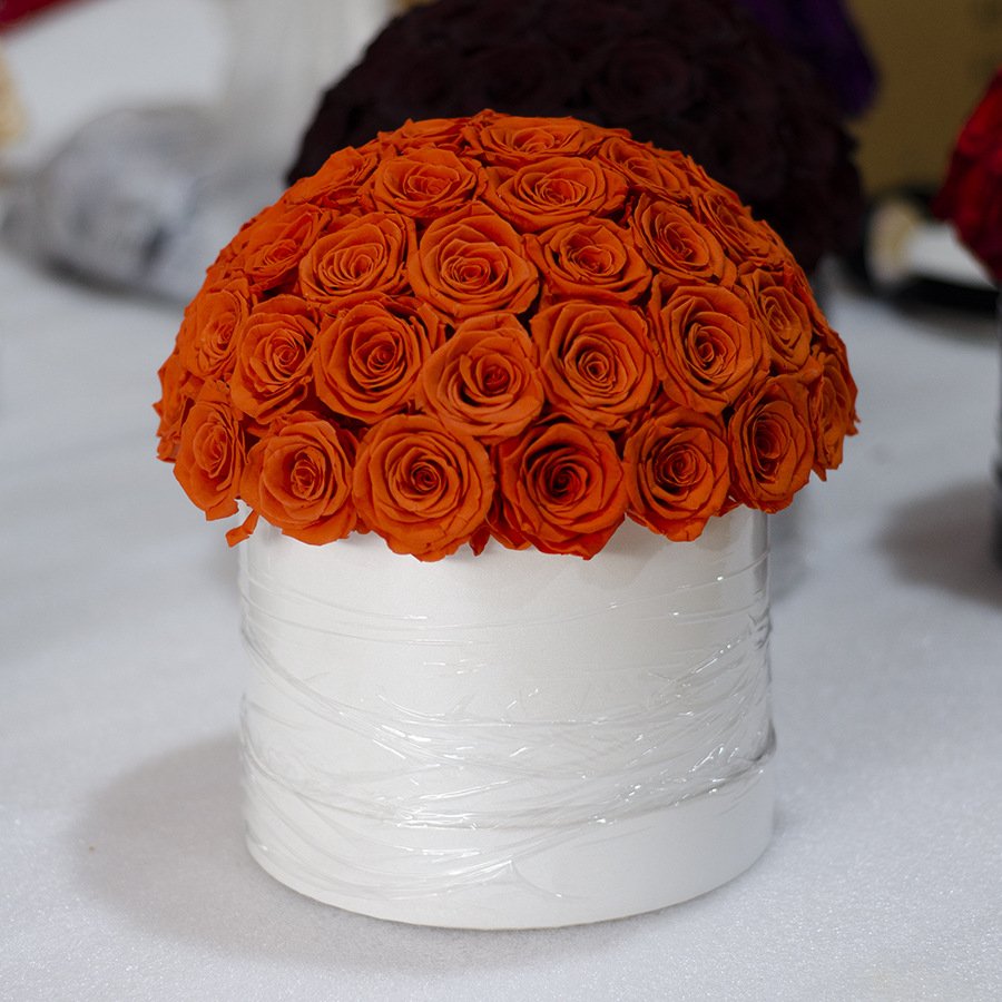 Ecuadorian Beautiful preserved red roses flowers for wedding flower arrangements