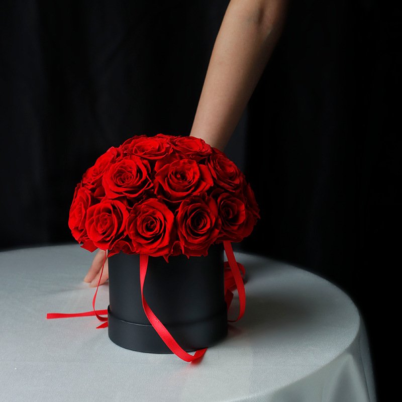 Ecuadorian Beautiful preserved red roses flowers for wedding flower arrangements