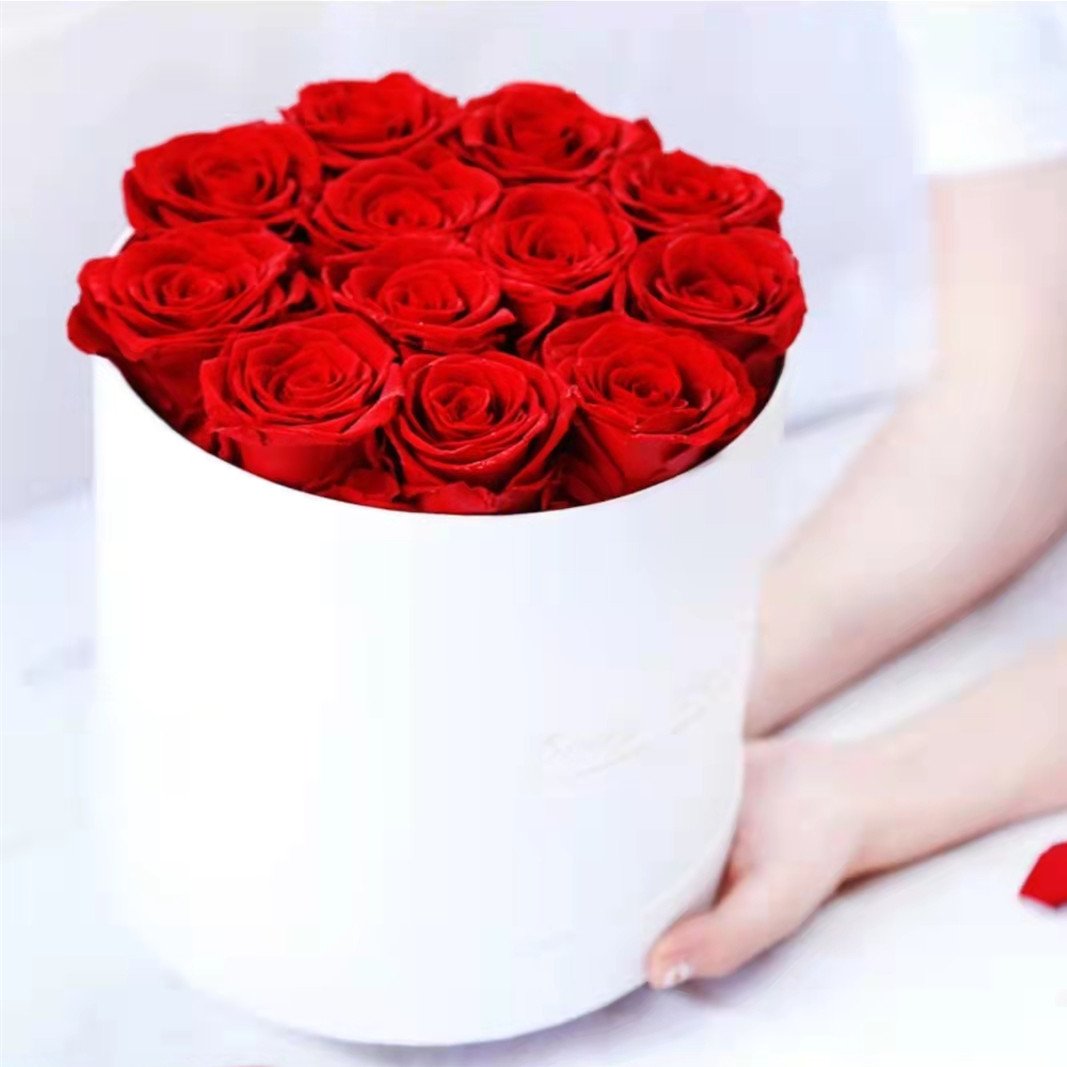 Romantic Gift Eternal Preserved Rose Gift Box Real Natural Everlasting Immortal Forever Eternal Preserved Rose In Box
